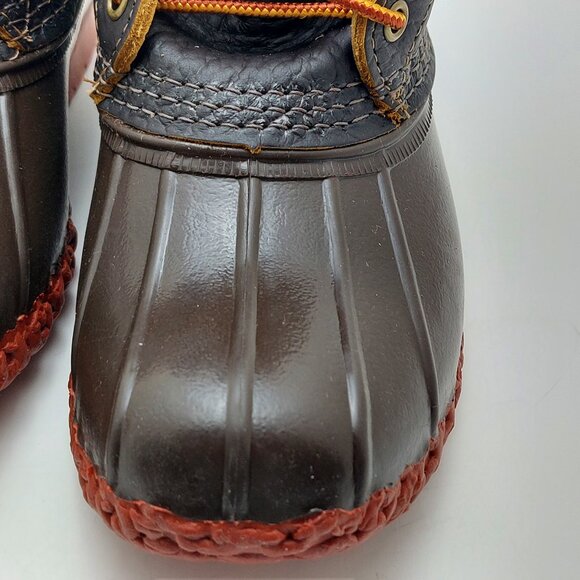 LL Bean Bison Leather Boots for Women - Size 7 - Picture 6 of 13